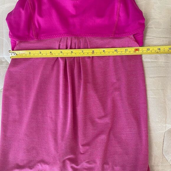 Lululemon Athletica Pink Fitted Ruched Sleeveless Tank Top - Picture 8 of 10